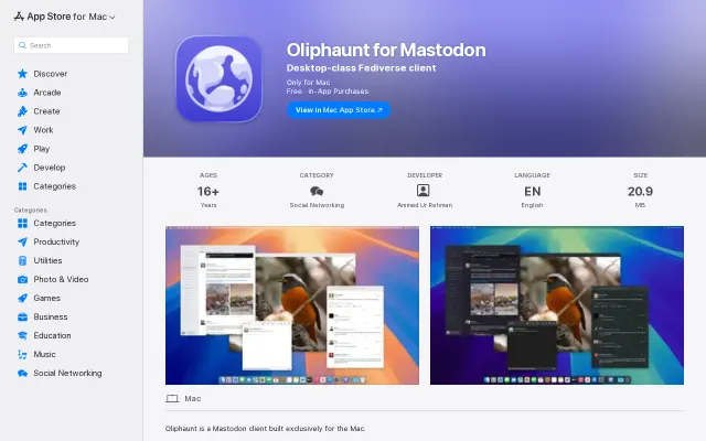 Oliphaunt – a native macOS Mastodon client built with AppKit