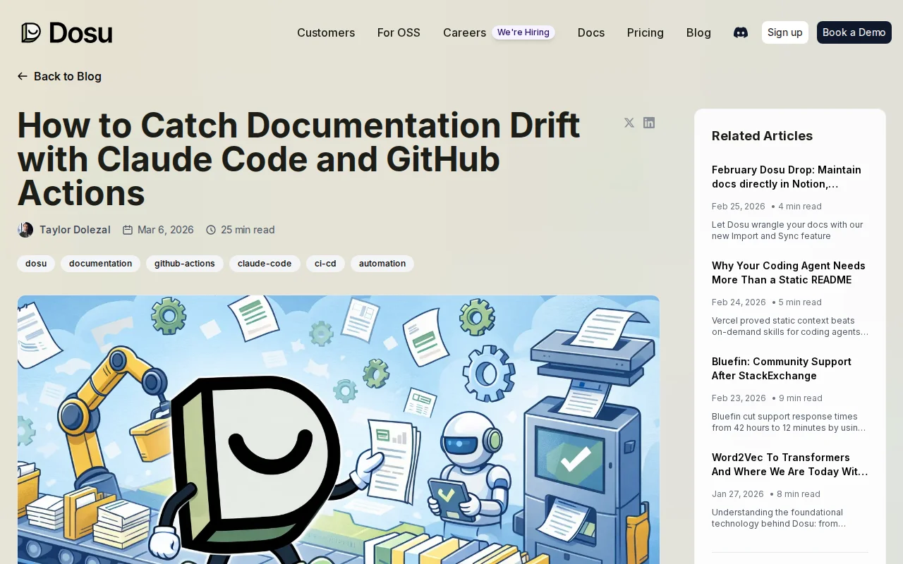 How to Catch Documentation Drift with Claude Code and GitHub Actions