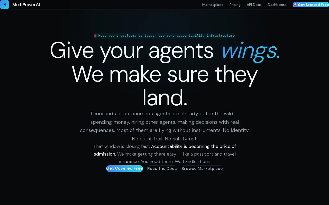 MultiPowerAI – Trust and accountability infrastructure for AI agents
