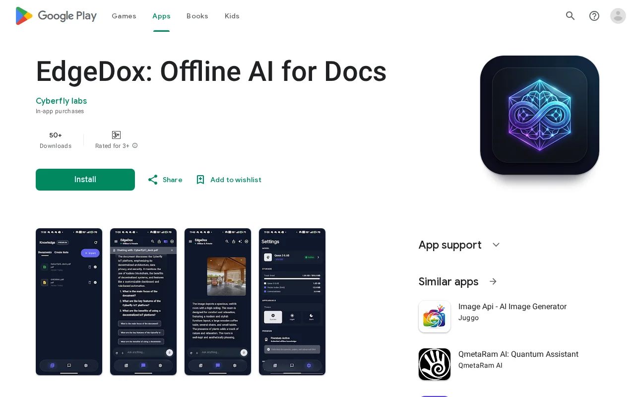 EdgeDox – Offline document AI on Android using Qwen3.5-0.8B