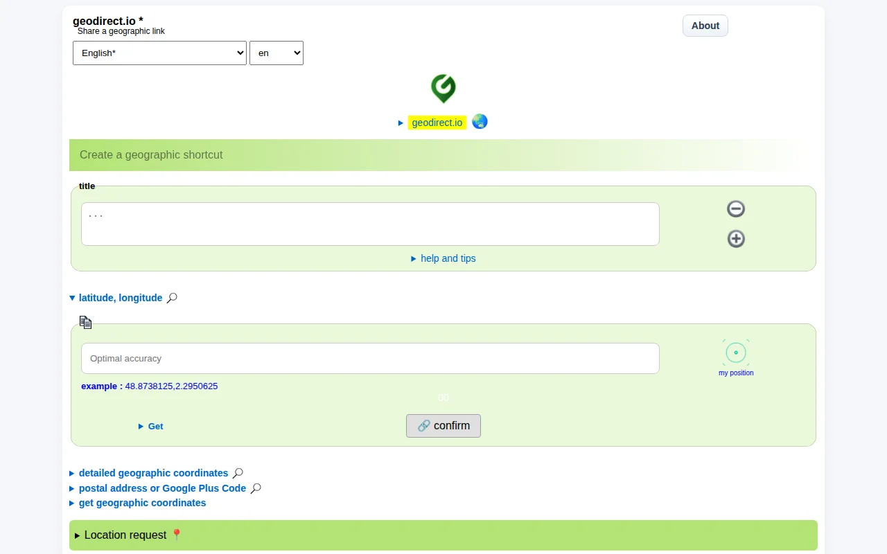 GeoDirect – Create universal map links that work everywhere