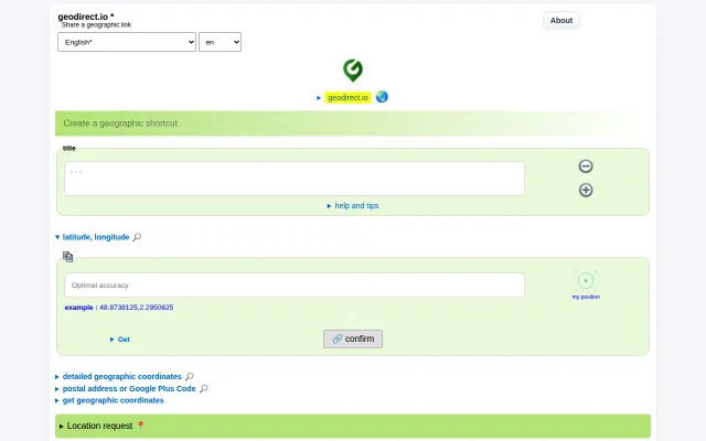 GeoDirect – Create universal map links that work everywhere
