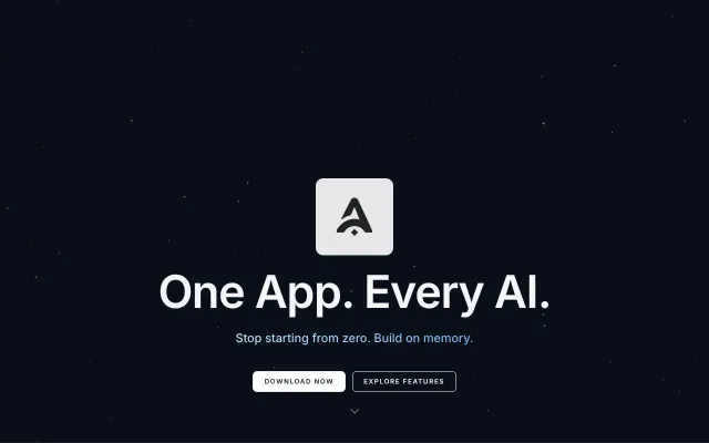 I built Asterode, a multi model AI app with memory and power features