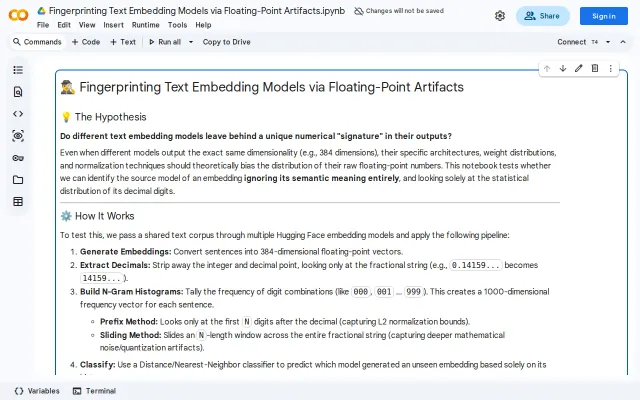 Fingerprinting Text Embedding Models via Floating-Point Artifacts