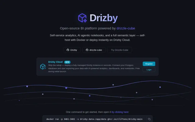 Drizby – WIP Metabase Alternative