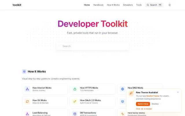 Toolkit – Visual Simulators for How Internet Protocols and Systems Work