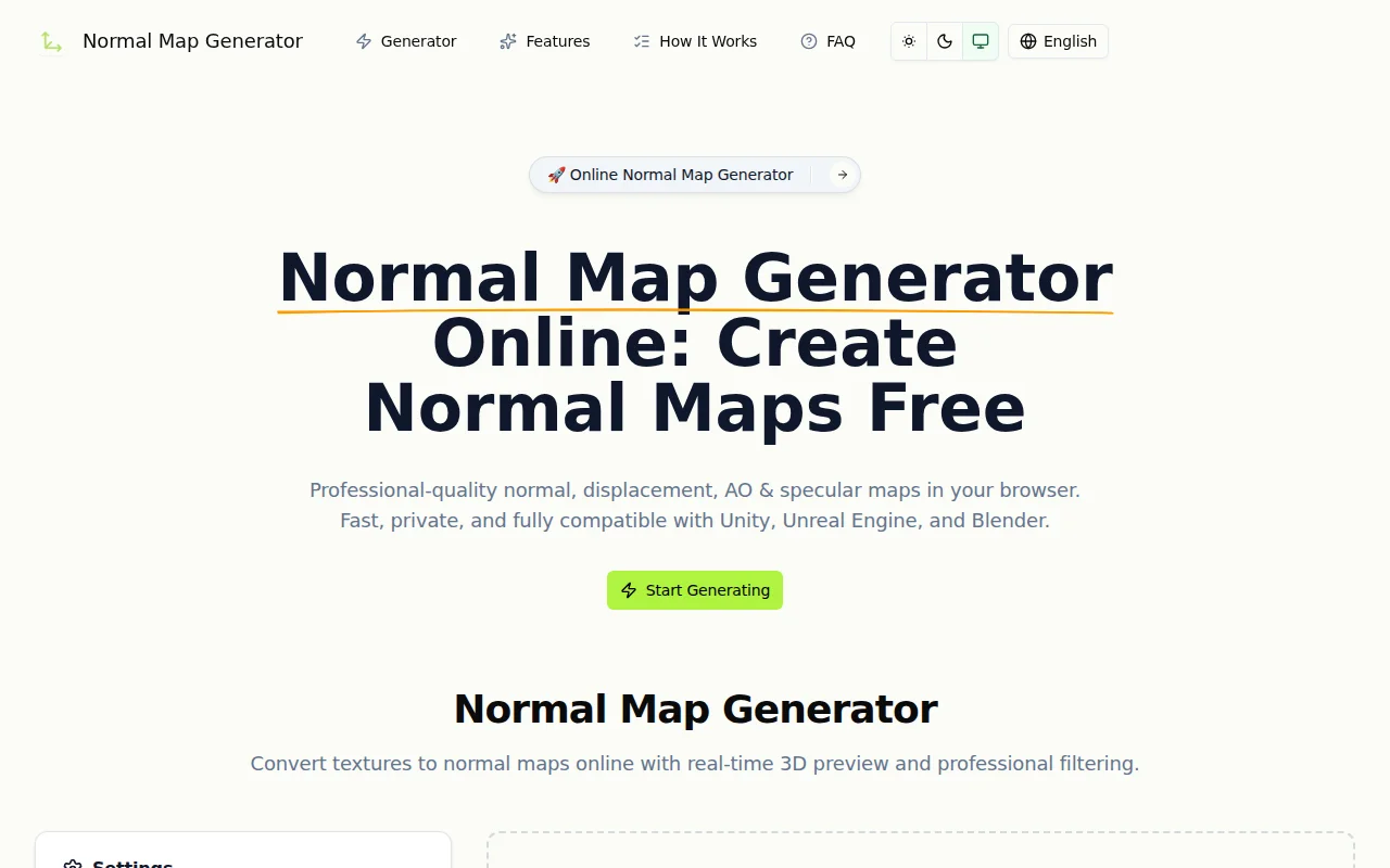 A high-performance, privacy-focused normal map generator in the browser