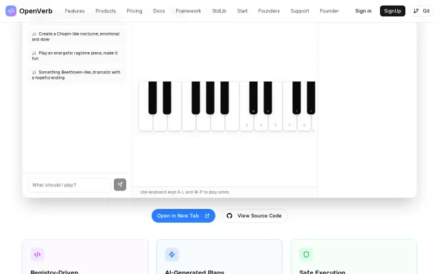 OpenVerb – A deterministic action layer for AI agents
