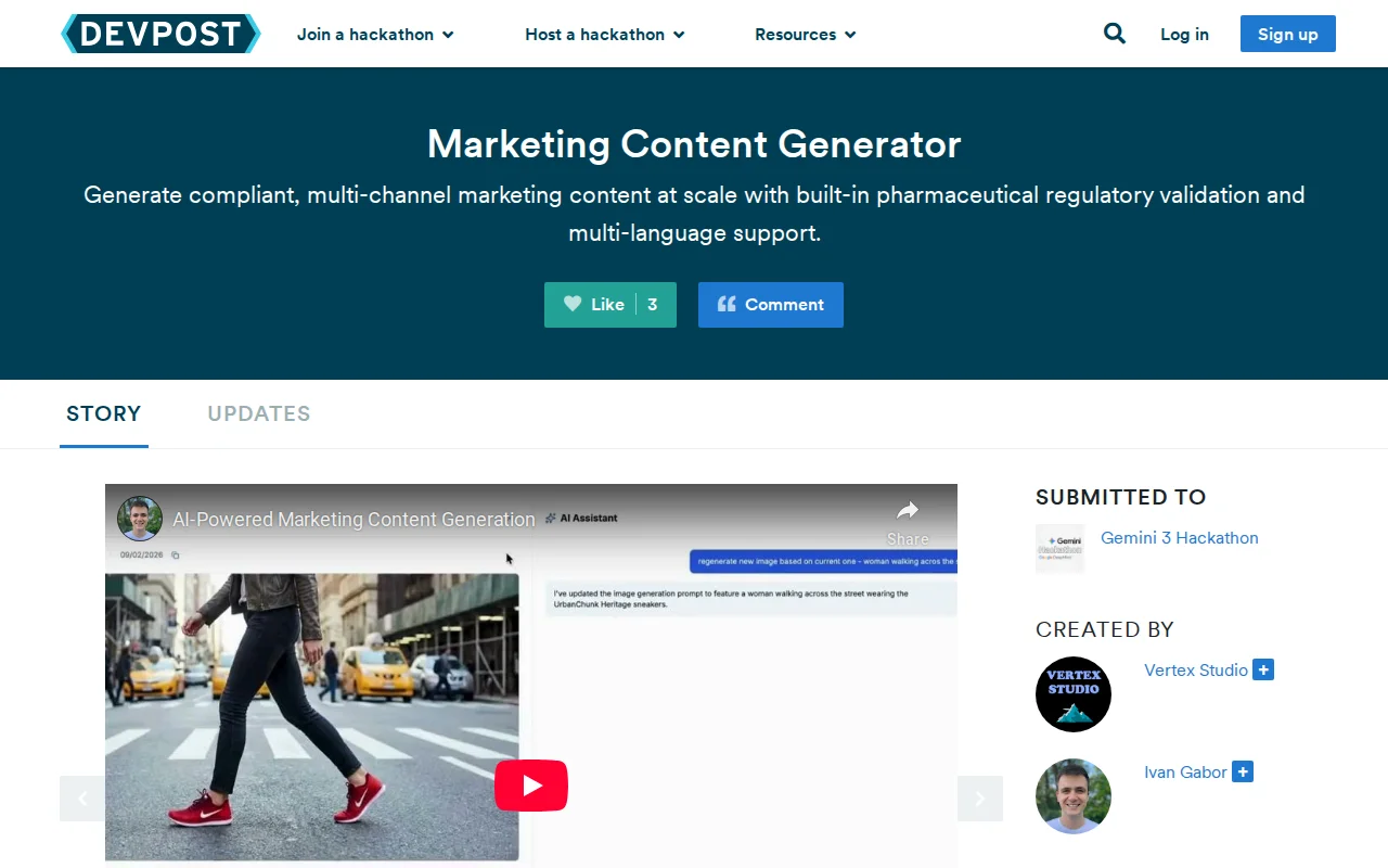 Marketing Content Generator AI-powered multi-channel content platform