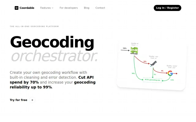 I built a geocoding orchestrator tool to cut geocoding API costs
