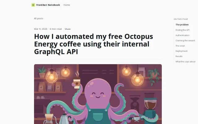 Free Coffee via Octopus Energy's Internal GraphQL API