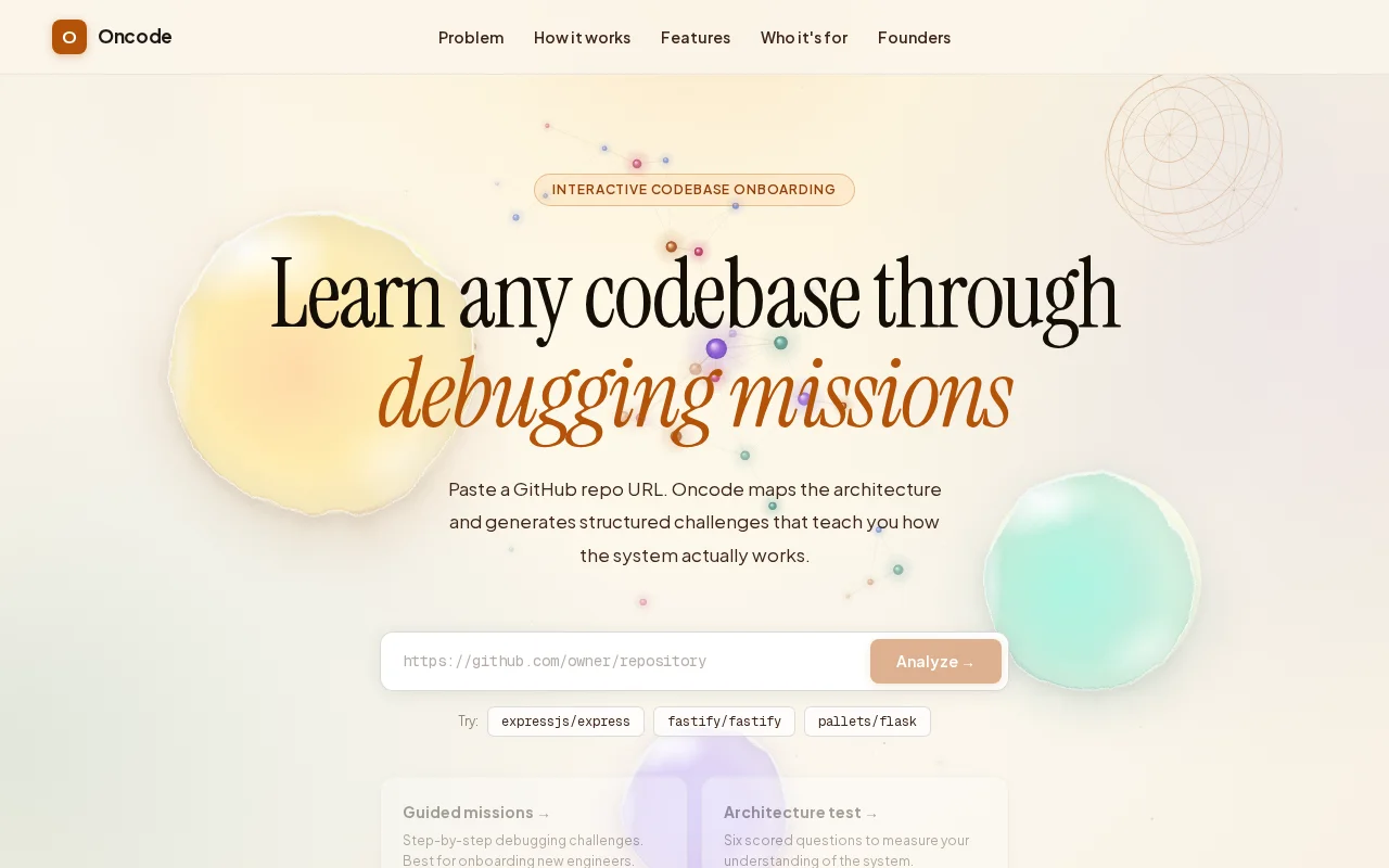 We help engineers understand codebases with interactive missions