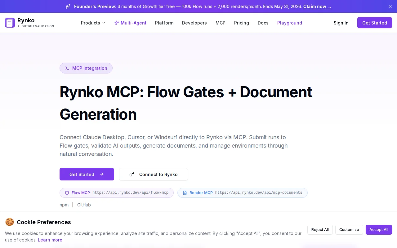 We built an MCP server so LLMs can self-correct against business rules
