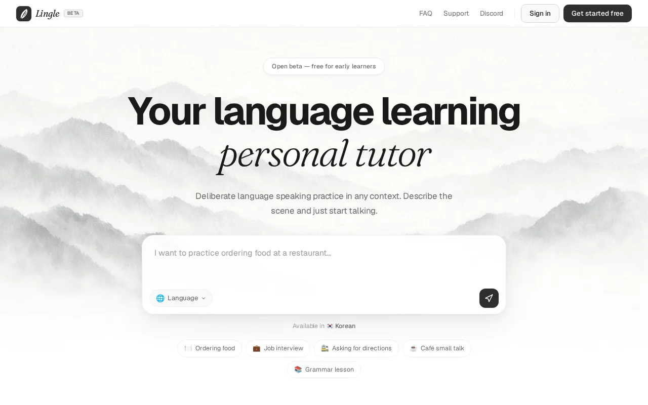 Desktop conversation practice tool for serious language learners