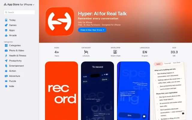Hyper – Voice Notes for Whiteboarding Sessions