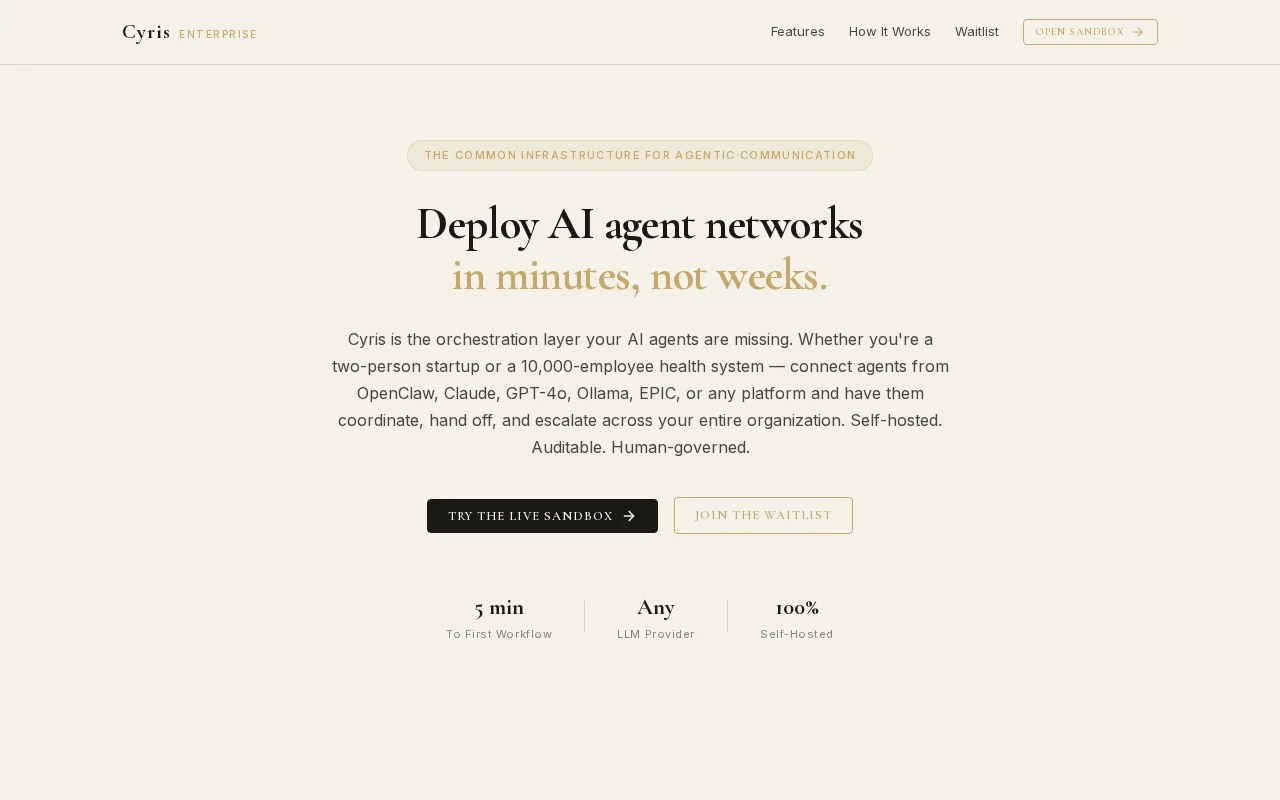 The Common Infrastructure for Agentic Communication