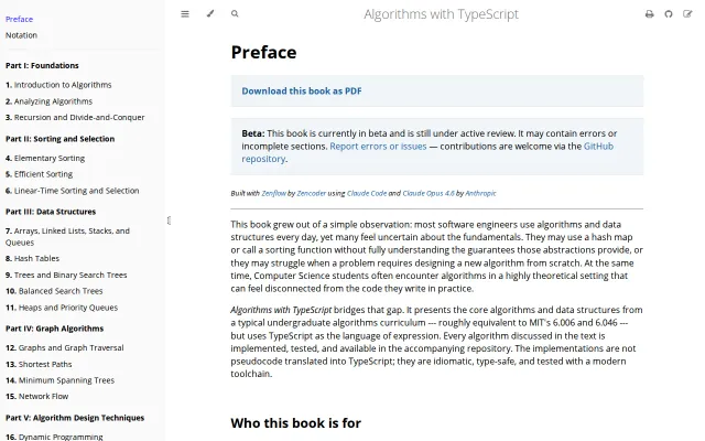 Algorithms and Data Structures in TypeScript – Free Book (~400 Pages)