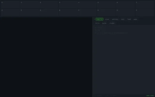 K-synth – A web-based array language playground for synth design