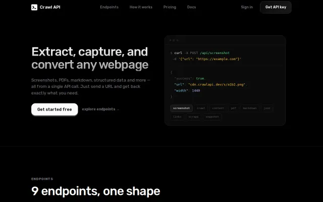 Crawl API