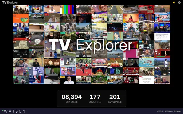 TV Explorer. Global IPTV in the Browser
