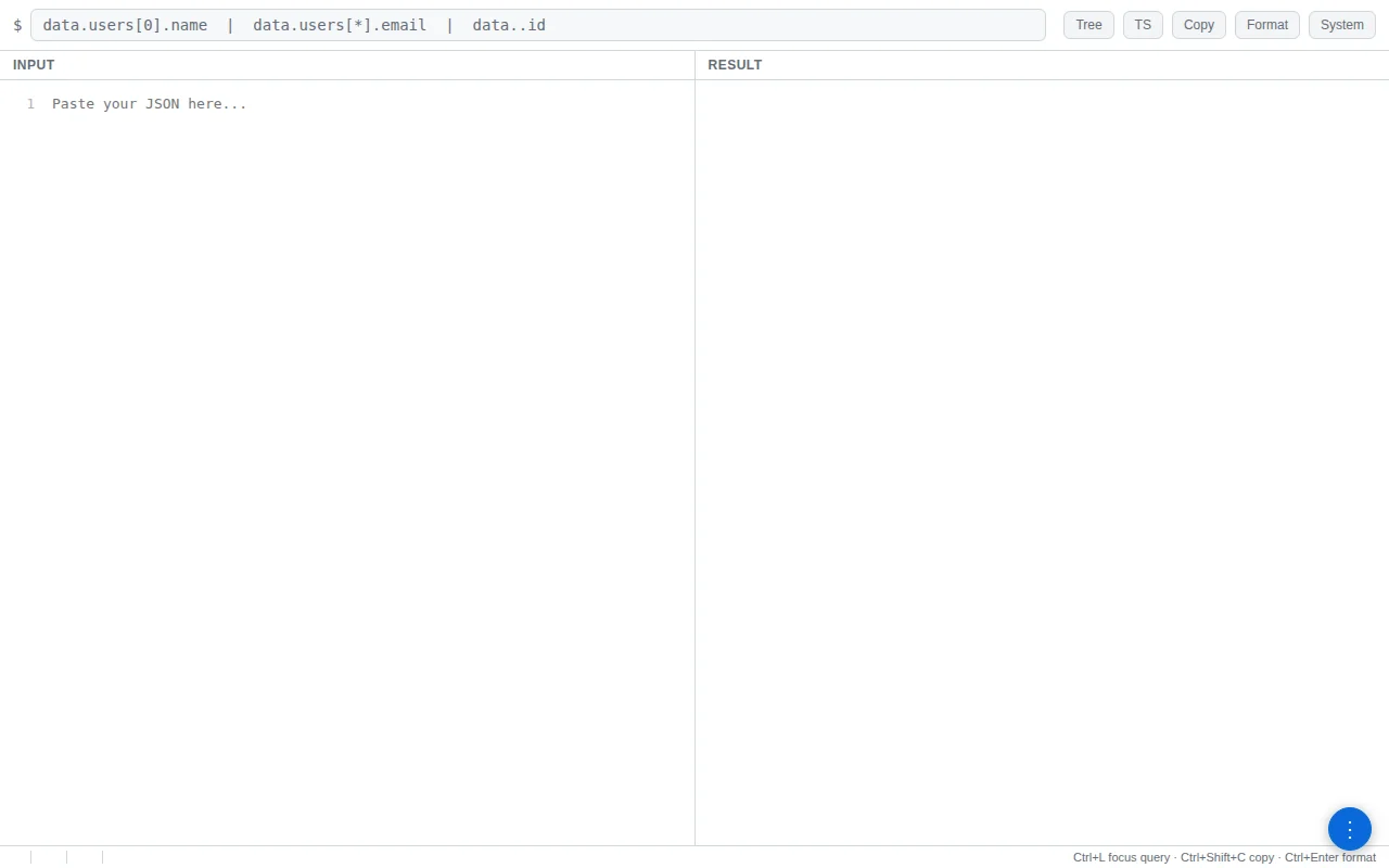 Json.express – Query and explore JSON in the browser, zero dependencies