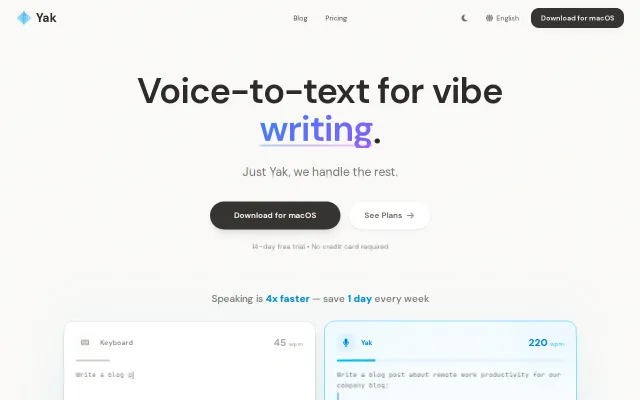 Yak – Voice typing tool in Tauri/Rust that auto-presses Enter for you