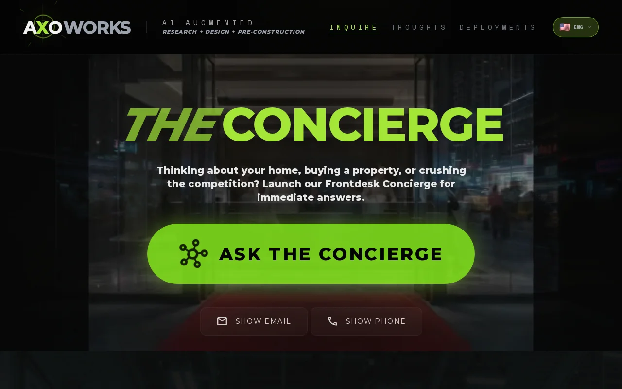 Dumped Wix, my AEC consultancy's storefront is now an AI Edge