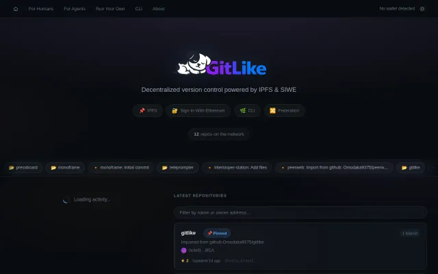 GitLike – Decentralized Git Hosting on IPFS