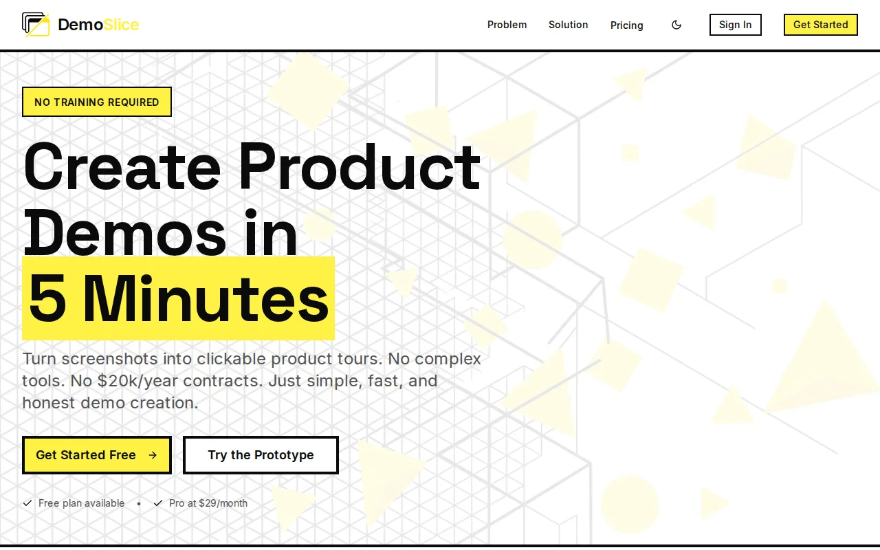 DemoSlice – Turn screenshots into interactive product tours (free)
