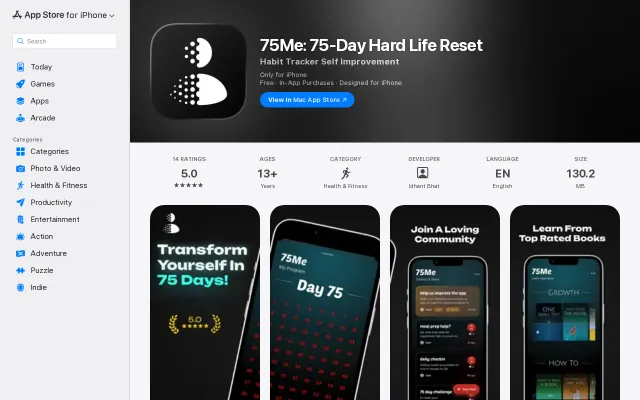 75Me – 75hard Alternative