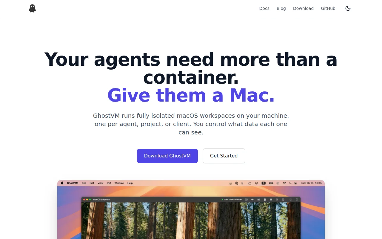 GhostVM – macOS Containers on Apple Silicon