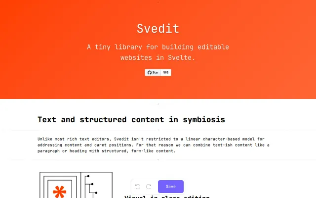 Live-Editable Svelte Pages