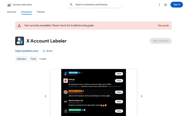 X Account Labeler Chrome extension to color-code accounts in your feed