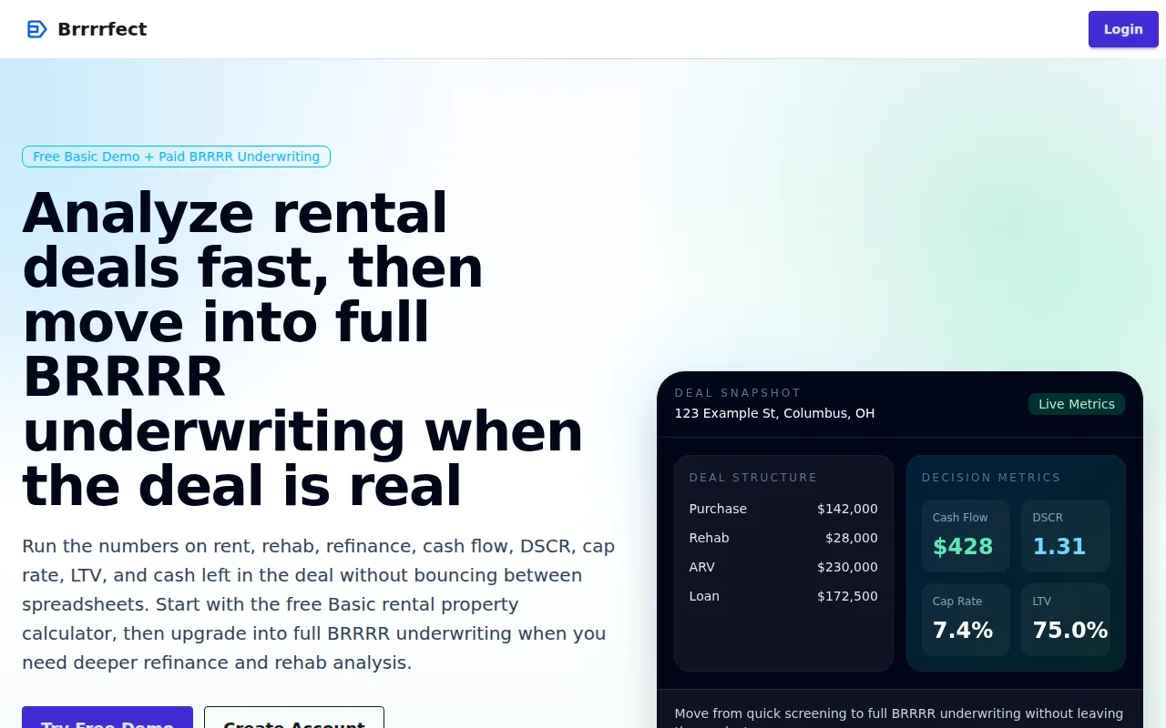 I built a rental property underwriting app and used it to buy a house
