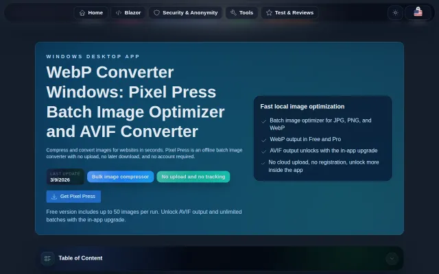 A local WebP/AVIF converter because I was tired of slow browser tools