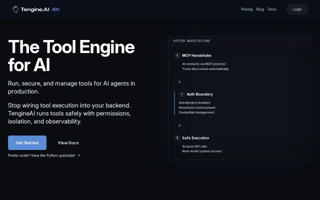 TengineAI – Infrastructure for running AI tools in production