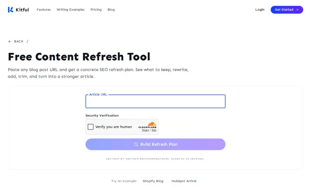 I created a free tool to analysis your old blog posts for suggestions