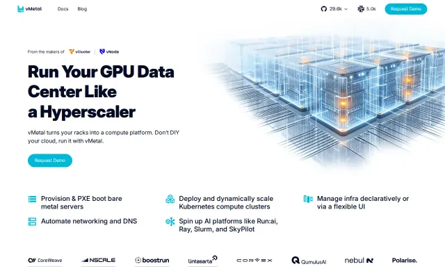 VMetal – run a GPU cloud on bare metal without OpenStack