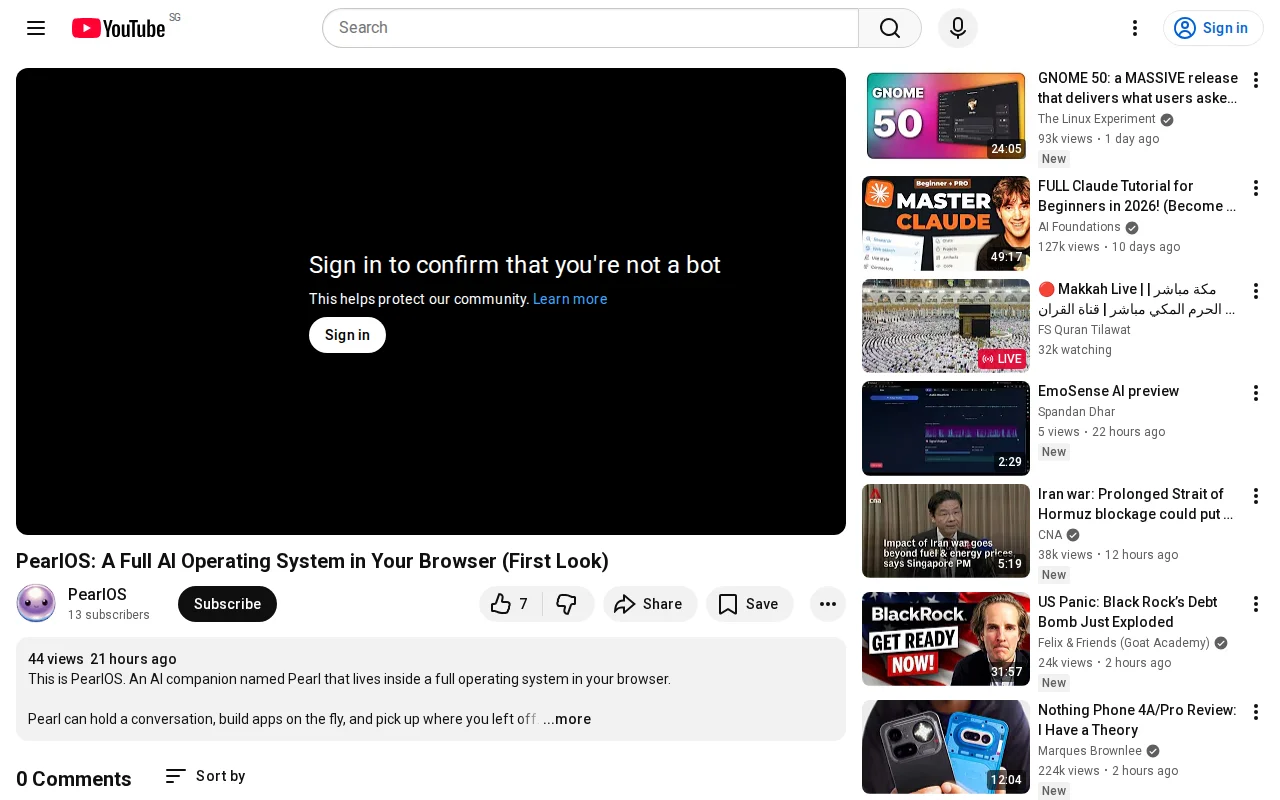 PearlOS: we gave AI a talking desktop environment instead of a text box