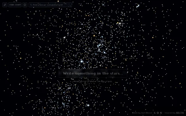 Starspelled – Turn Words into Constellations