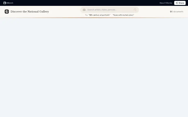 Reverse Image Search on the National Gallery of Art Archive
