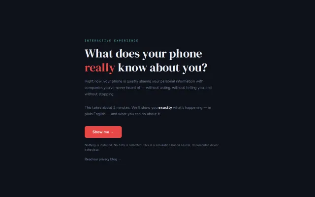 Interactive simulation of what your phone does behind the screen