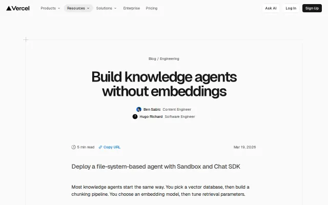 Open-Source Knowledge Agents Template