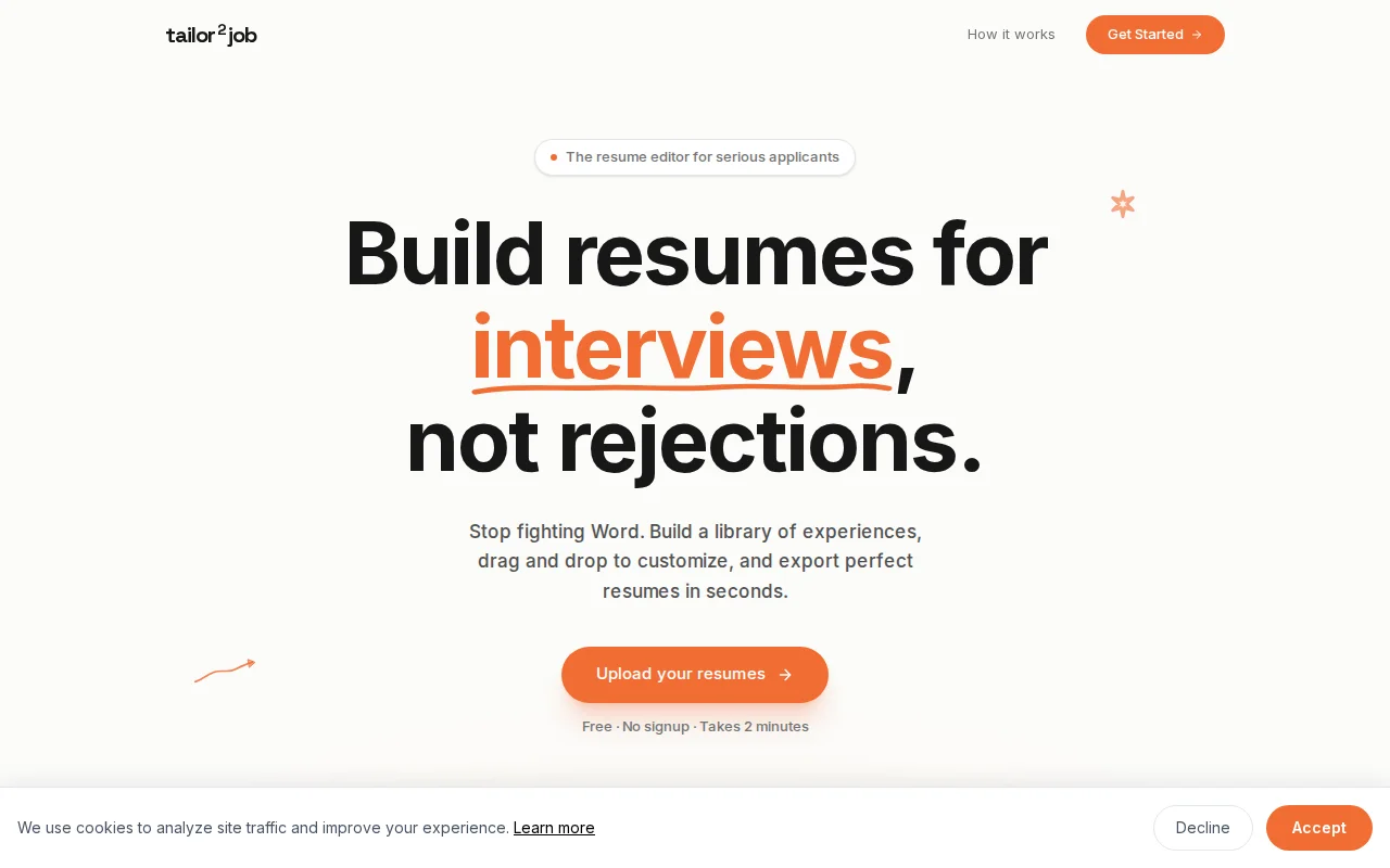 How I built a resume editor using AI with zero web dev experience