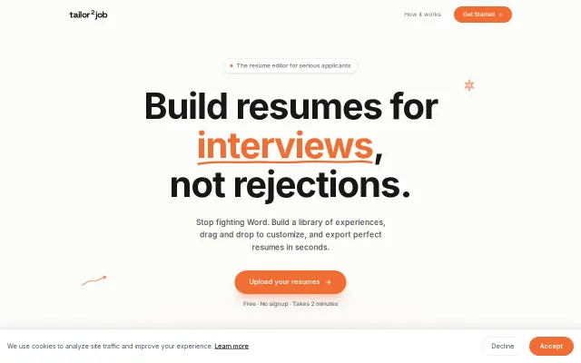 How I built a resume editor using AI with zero web dev experience