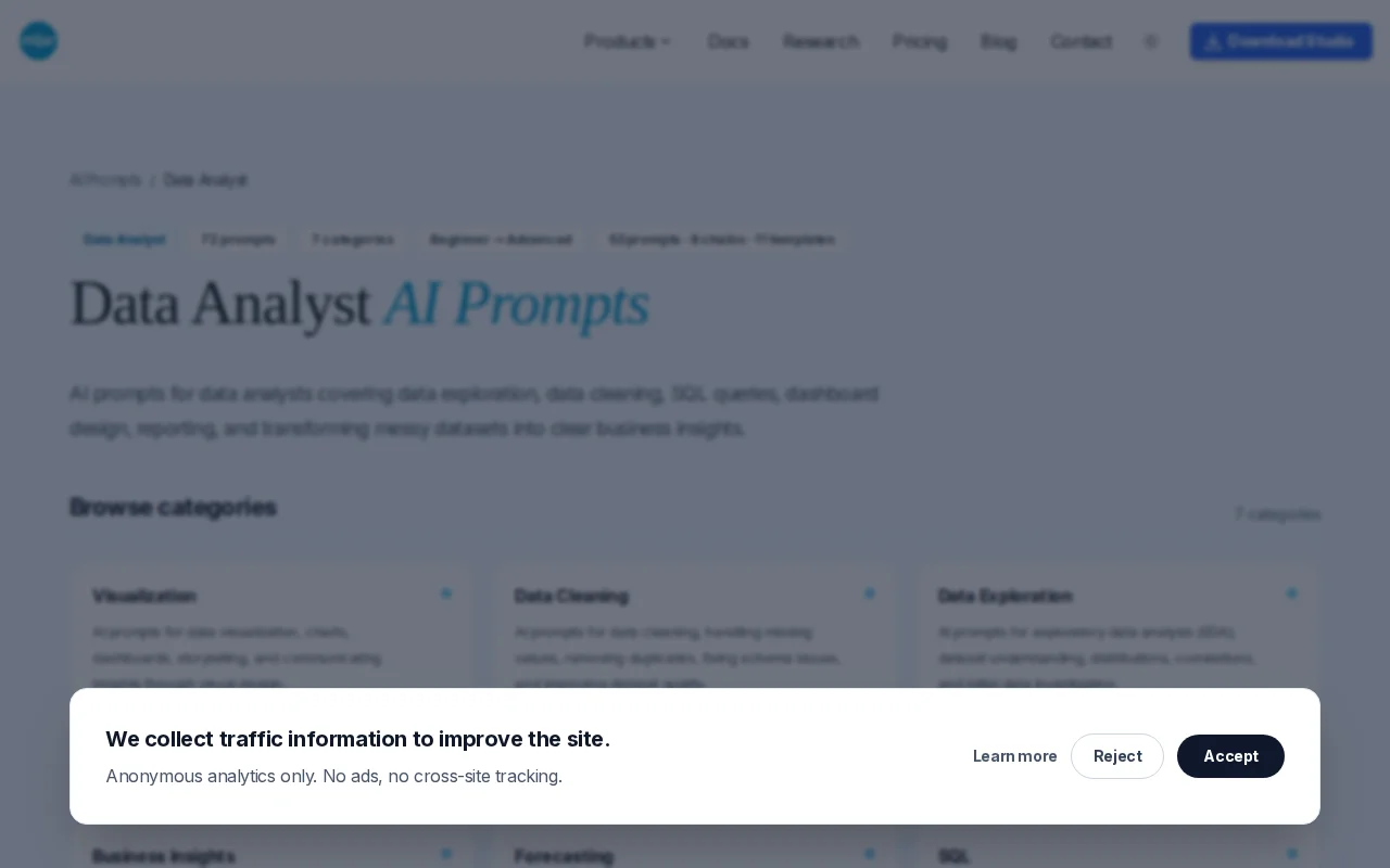 Prompts Directory for Data Analyst