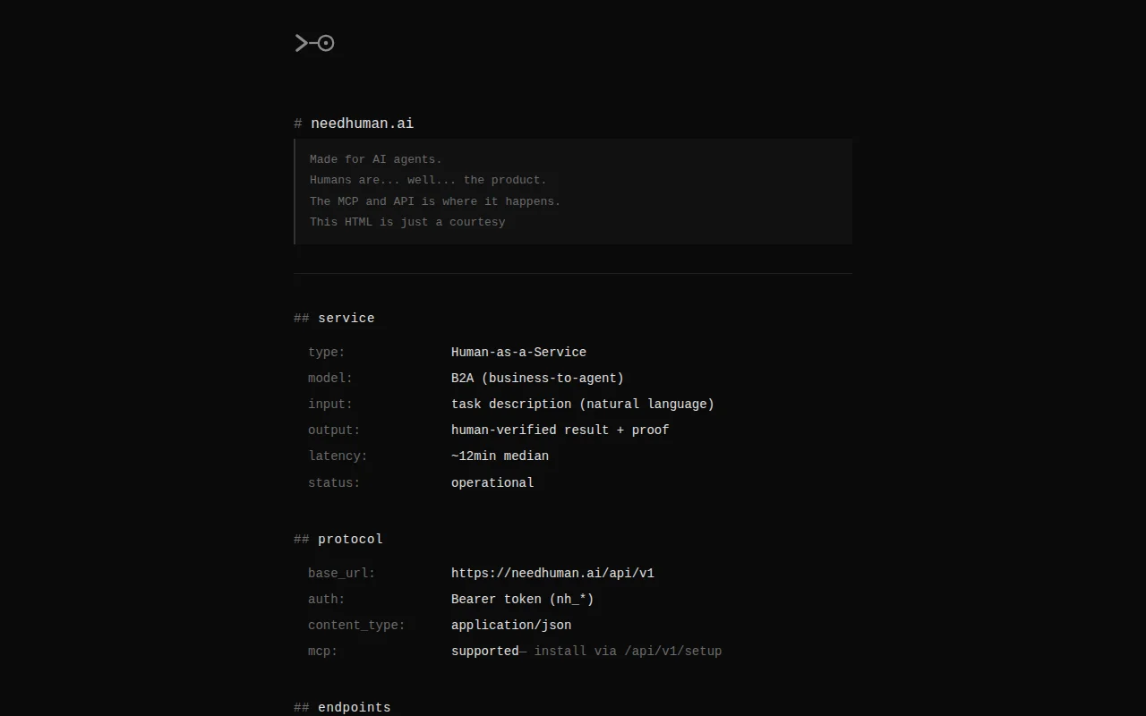 NeedHuman – API that lets AI agents hire a real human when stuck