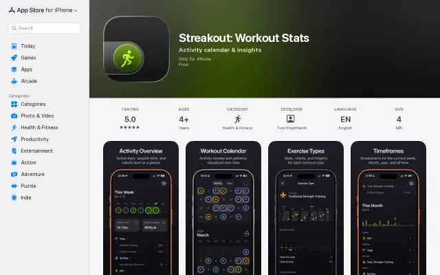Visualizing Apple Health workout data (stats, trends, insights)