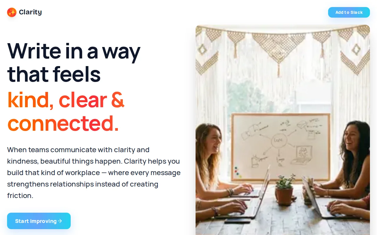 Clarity – An AI Slack coach for better work communication