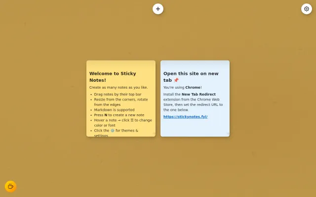 Stickynotes.fyi – a free browser sticky notes board that saves locally